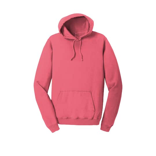 Port & Company® Beach Wash Garment-Dyed Pullover Hooded Adult Sweatshirt in Fruit Punch | Medium | Michaels®